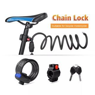 Anti-Theft Bicycle Lock Universal Bike Security Lock Motorcycle Vehicle Cable Locks Bike Parts