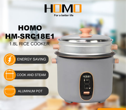 HOMO RICE COOKER 1.8Liter (HM- SRC18E1)