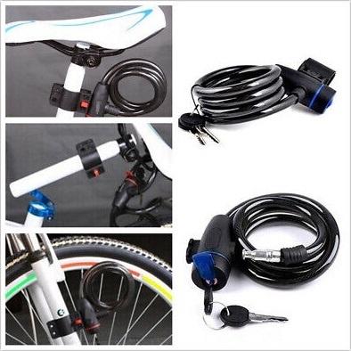 Anti-Theft Bicycle Lock Universal Bike Security Lock Motorcycle Vehicle Cable Locks Bike Parts