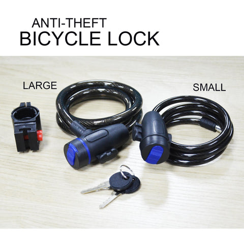 Anti-Theft Bicycle Lock Universal Bike Security Lock Motorcycle Vehicle Cable Locks Bike Parts