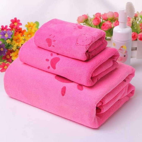 3 in 1 Microfiber Towel Set - 1pcBath Towel+1pcHand Towe+1pcFace Towel --BIGMK.PH