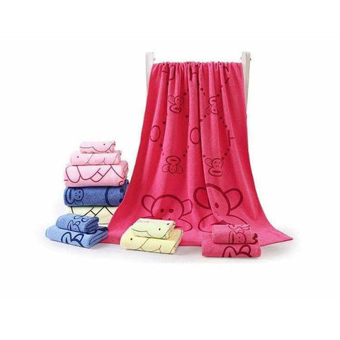 3 in 1 Microfiber Towel Set - 1pcBath Towel+1pcHand Towe+1pcFace Towel --BIGMK.PH