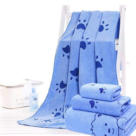 3 in 1 Microfiber Towel Set - 1pcBath Towel+1pcHand Towe+1pcFace Towel --BIGMK.PH